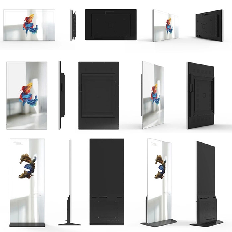 壁掛/立式 鏡面廣告機(jī) 電容鏡面觸摸一體機(jī)